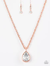 Paparazzi Just A Drop Copper Necklace - New - £3.51 GBP
