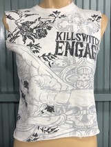Killswitch Engage White Small Cut Sleeveless T-Shirt - £10.95 GBP