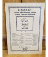 1917 HG Deep River Sheet Music 3 Part Chorus Womens Voices by N Clifford... - $34.01
