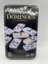 Double Six Dominoes Game Tin/28 Piece Spin Master Cardinal Classics COMB... - £4.78 GBP