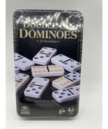 Double Six Dominoes Game Tin/28 Piece Spin Master Cardinal Classics COMB... - £4.71 GBP