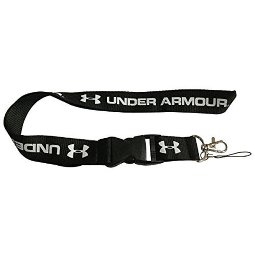 Universal Under Armor Lanyard Keychain ID Badge Holder Black - $7.99