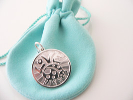 Tiffany Co Love Bug Ladybug Charm Round Circle Pendant 4 Necklace Bracel... - £237.65 GBP