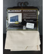 ECLIPSE BLACKOUT ROD POCKET  PANEL 42 x 84 in KHAKI BRAX Block Light Les... - $26.59