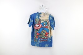 Retro Marvel Comics Boys Size 12 Acid Wash Captain America Short Sleeve ... - $19.75