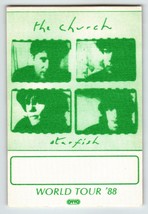 The Church Starfish Backstage Pass 1988 Cloth Fabric Shoegaze Dream Pop - $24.30