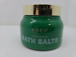 PREP Your Skin Cosmetics Vanilla Mint  Bath Salts / Salt Scrub  - 9oz Ja... - $4.00