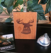 Woodchuck USA Trophy Wood Flask, 3 oz. - £19.65 GBP