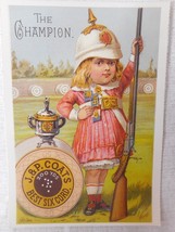 1989 Henry Ford Museum The Champion J&amp;P Coats Old Fashioned Children Trade Cards - £4.53 GBP