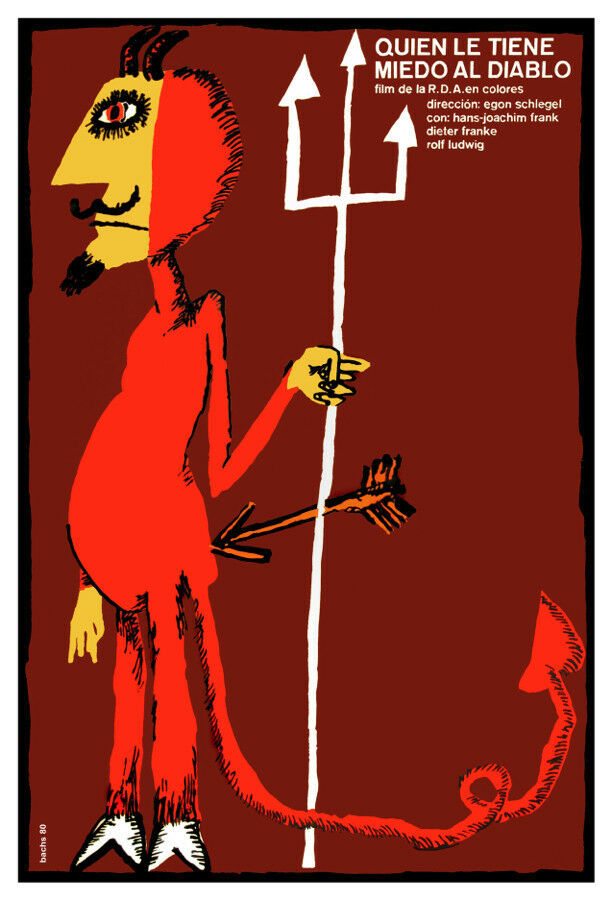 Movie Poster for film QUIEN le tiene miedo al diablo.Devil.Room art decor design