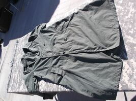 Military QUARREL GREEN COTTON &amp; NYLON RAINCOAT 274 38S 8405-965-2152 140024 - $47.33