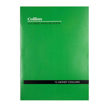 Collins Account Book 24 Leaves (A4) - 12 Money Column - $57.30