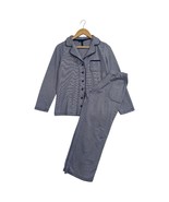 Soma Intimates Pajama Set Womens Small Blue Striped 2 Piece Capri Bamboo... - $33.83 CAD