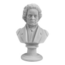 Famous Musician Beethoven Bust Cast Marble Statue Sculpture Small - £30.57 GBP