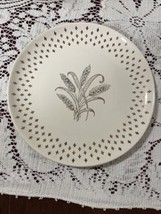 Vintage Homer Laughlin Golden Wheat Fleur de Lis Plate or Dish 9 1/2” - £8.73 GBP