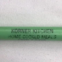 Korner Kitchen English Indiana Advertising Pen Pencil Vintage Ad Promo - $16.74