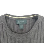 Vintage Express Merino Size XL Wool Mens Brown Pullover Sweater Knit Lon... - $18.23 CAD