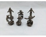 Lot Of (6) Metal Characters On Hover Craft Board Game Player Pieces - $28.50