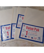 LOT OF 4 Value Pak Cross Stitch Fabric 18 Count AIDA Fabric 12x18 each -... - €6,79 EUR