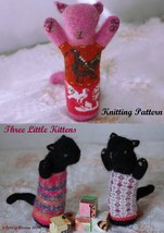 Little Kittens Knitting Pattern/Cat Knitting Scheme/Animal Toy Pattern/P... - £7.19 GBP