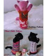 Little Kittens Knitting Pattern/Cat Knitting Scheme/Animal Toy Pattern/P... - $171.32 MXN