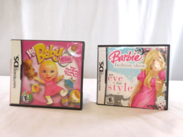 Barbie Fashion Show: An Eye For Style Nintendo DS + My Baby Girl Nintendo DS - £7.75 GBP
