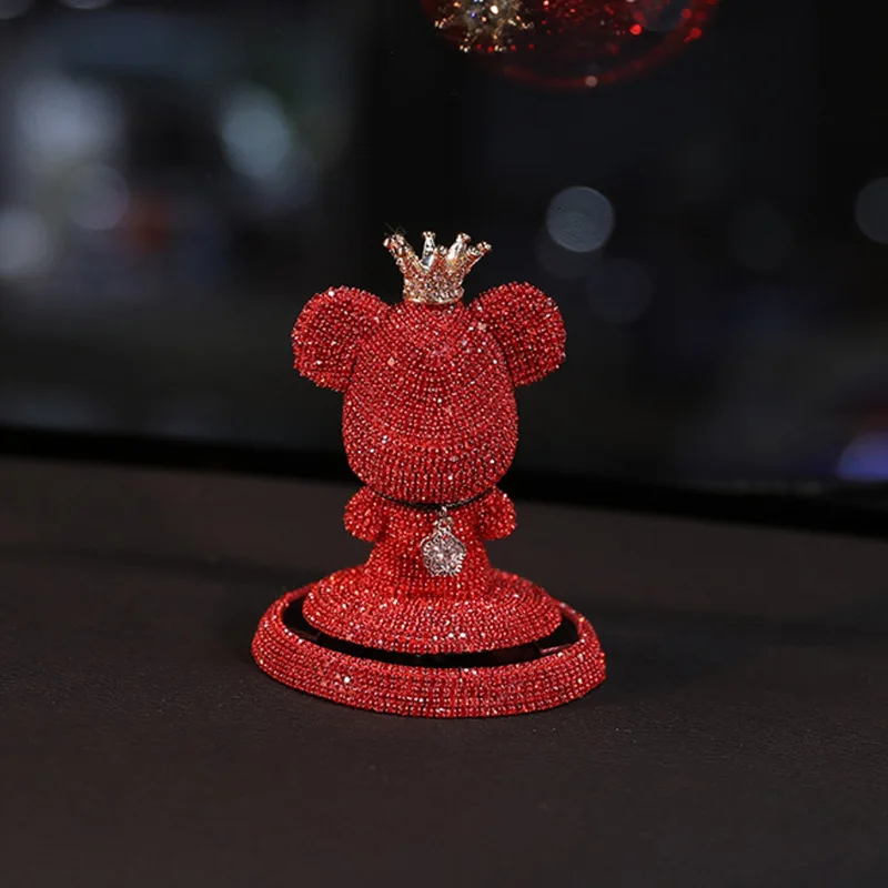New Charm Gloomy Bear Air Freshener Ornaments Crystal Creative Car Decor... - $19.02+
