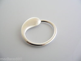 Tiffany &amp; Co Silver Peretti Eternal Circle Key Ring Keychain Keyring Gift Love - £194.21 GBP