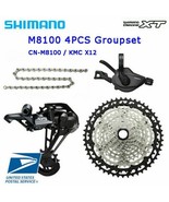 SHIMANO DEORE XT M8100 4PCS Groupset 1x12 Speed 45T / 51T MTB - $4,599.67 MXN