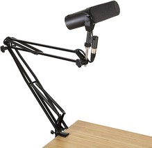 Gator Frameworks Desk-Mounted Broadcast Microphone Boom Stand for Podcasts - £77.47 GBP