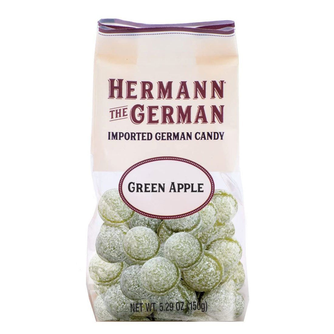 Hermann the German- Green Apple (Gruener Apfel) Candy- 150g - $6.25