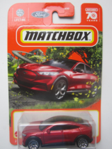2023 MATCHBOX RED FORD 2021 MUSTANG MACH-E 70 YEARS ANNIVERSARY AGE 3+ 1... - $3.12