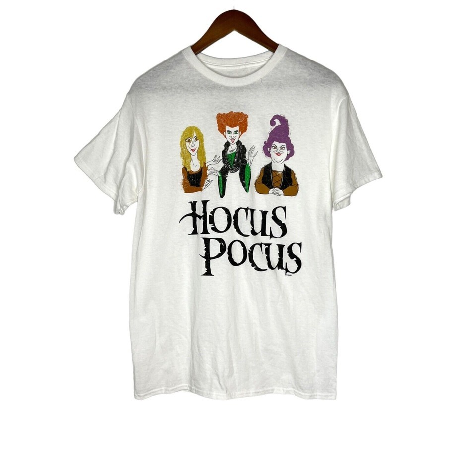 Disney Hocus Pocus White Short Sleeve Shirt Size Medium Women’s - $15.00
