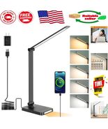 Eye-Caring Touch Control LED Desk Lamp with Adjustable Brightness &amp; USB ... - $738.34 MXN