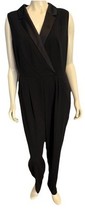 The Limited Women&#39;s Sleeveless Jumpsuit Black Size 12 - $621.38 MXN