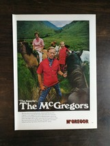 Vintage 1969 McGregor The Apache Shirts Full Page Original Ad 324 - $6.92