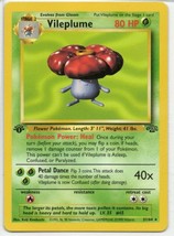 Pokémon Vileplume 31/64 1999 WOTC Jungle Set 1st Edition Ungraded  - £19.65 GBP