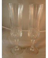 Cristal d&#39;arques  Longchamp crystal champagne glass 8 inch - $416.54 MXN