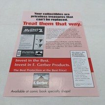 2002 E. Gerber Products Comic Book Protection Sell Sheet Flyer - £14.23 GBP