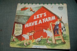 Let&#39;s Have A Farm: A Build-Up Book,Scarce,1945,Jeffrey Victor, Veronica Reed - £7.88 GBP