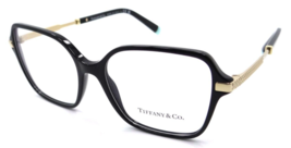 Tiffany &amp; Co Eyeglasses Frames TF 2222 8001 54-16-145 Black Made in Italy - £107.10 GBP