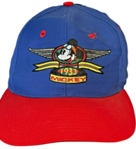 VTG &#39;1933 Mickey&#39; Blue/Red w/Parachute Filmstrip snapback Mickey &amp; Compa... - $194.04 MXN