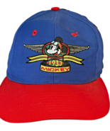 VTG &#39;1933 Mickey&#39; Blue/Red w/Parachute Filmstrip snapback Mickey &amp; Compa... - $10.38