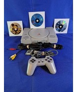 Tested Sony Playstation 1 (PS1) Model SCPH-7501 Console, 1 Controller, 3... - $116.88