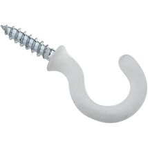 National Hardware N259-184 2020 Cup Hooks in White , 3/4" , 50 piece - $24.12