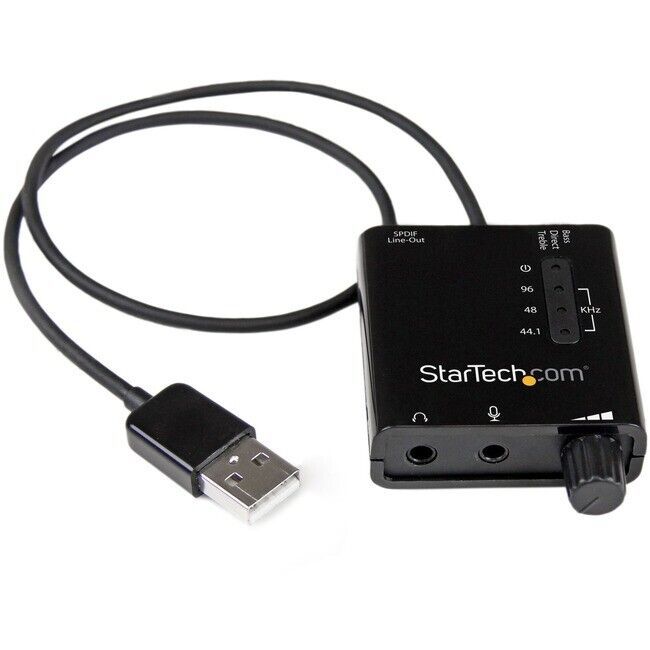 StarTech USB Stereo Audio Adapter External Sound Card w/ SPDIF Digital Audio - $85.64