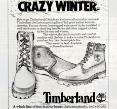 Timberland Leather Snow Boots Maine 1979 Advertisement Stubborn Yankee D... - £19.61 GBP