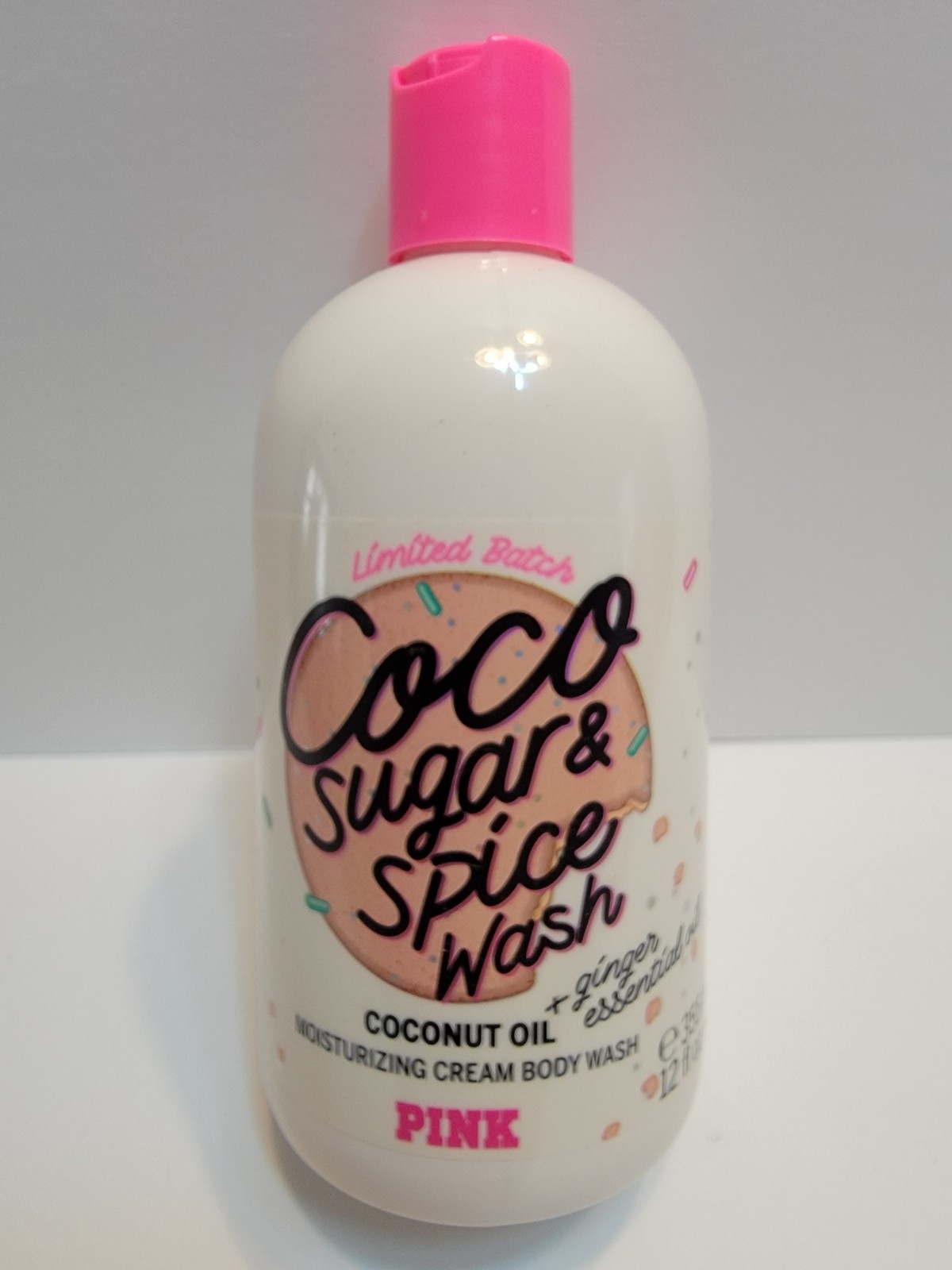 Primary image for New Victoria's Secret Pink Coco Sugar & Spice Moisturizing Cream Body Wash 12 Oz