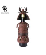Leather armor wine bottle cover - $38.50