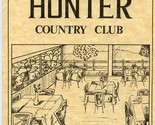 Hunter Country Club Dinner Menu Richmond Illinois 1980&#39;s - $27.72